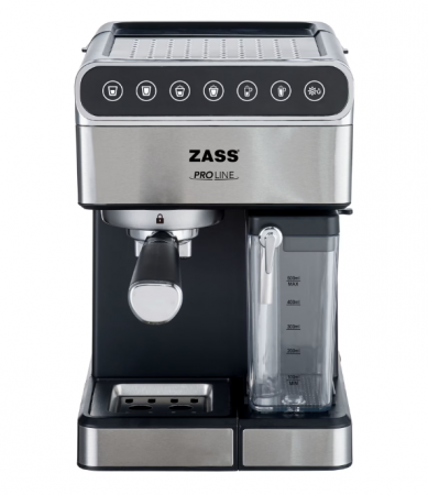 Espressor manual Zass ZEM10, 1350 W, 1.8 L, 16 bar, Argintiu [1]