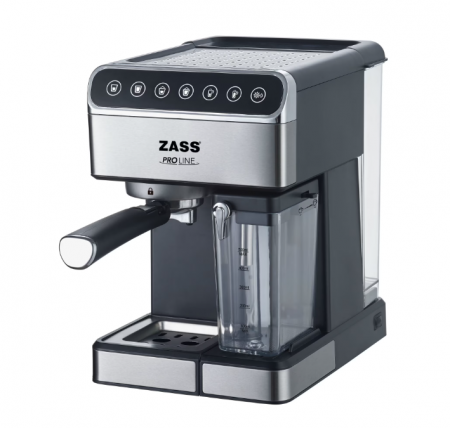 Espressor manual Zass ZEM10, 1350 W, 1.8 L, 16 bar, Argintiu [0]