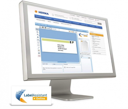 Etichete autoadezive A5, Herma, 148,5 x 205 mm, 400 bucati, Alb [5]