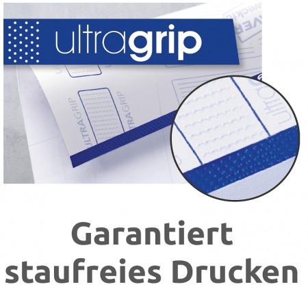 Etichete universale AVERY L4759-10 pentru biblioraft (27 Etichete cu Ultra Grip, 61 x 297 mm) 9 Foi, Alb [3]