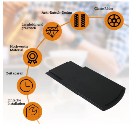 Eucteje Tavă de glisnată pentru aparate mici de bucătărie [2]