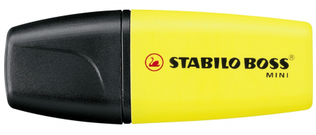 Evidentiator, Highlighter STABILO BOSS, set de 5 culori, galben, portocaliu, roz, verde și albastru [1]