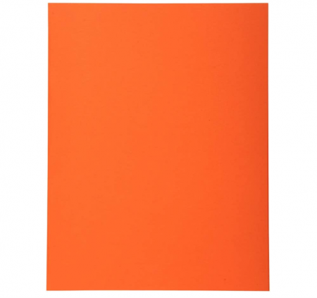 Exacompta 420007E 100 Dosare cu fund plat, culoare portocaliu [1]