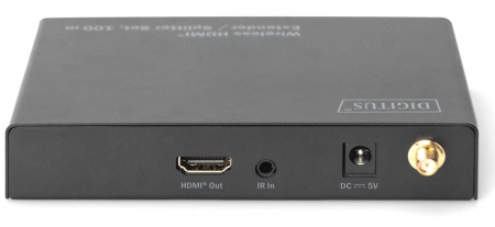 Extender HDMI wireless / Splitter HDMI (1:4) DIGITUS DS-55315, Full HD 1080p 60Hz 80m, Unitate receptor pentru DS-55314 [7]