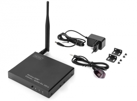 Extender HDMI wireless / Splitter HDMI (1:4) DIGITUS DS-55315, Full HD 1080p 60Hz 80m, Unitate receptor pentru DS-55314 [8]