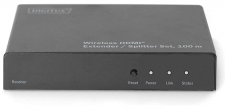 Extender HDMI wireless / Splitter HDMI (1:4) DIGITUS DS-55315, Full HD 1080p 60Hz 80m, Unitate receptor pentru DS-55314 [6]
