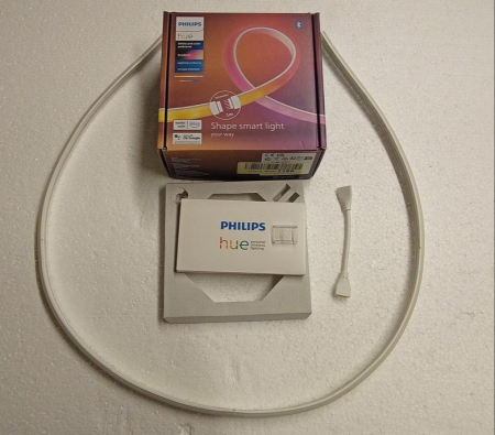 Extensie banda LED inteligenta Philips Hue, 1 metru, lumina alb+color [1]