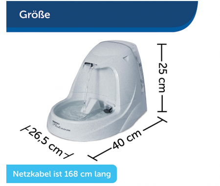 Fântână de apă PetSafe Drinkwell Platinum cu debit reglabil 5L [6]