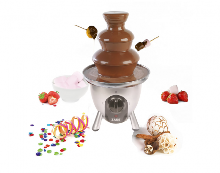 Fantana de ciocolata Zass ZCFF 01, 60W, Finisaj Inox [0]