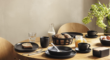 Farfurie din porțelan EVA SOLO Nordic Kitchen 25 cm, negru [8]