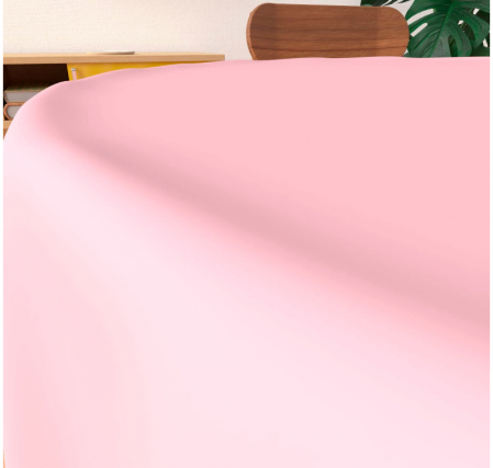 Față de masă Soleil d'ocre, Poliester, Roz, 140 x 140 cm [1]