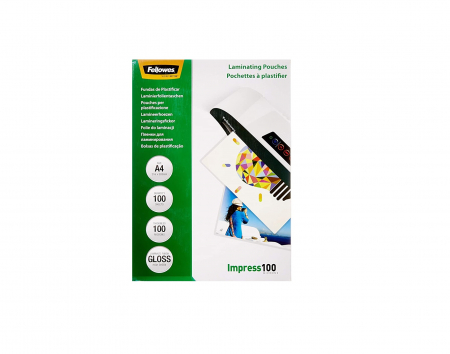 Hartie si produse din hartie - Fellowes 53511 - Pachet de 100 de coperți din plastic, format A4 (216 x 303 mm)
