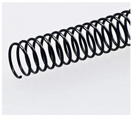 Fellowes Pachet de 100 spirale metalice, 10 mm, negru [2]