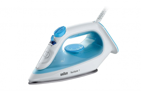 Fiare si Statii de Calcat - Fier de calcat cu abur Braun Household TexStyle 1 SI 1050BL, 2000 wati, albastru