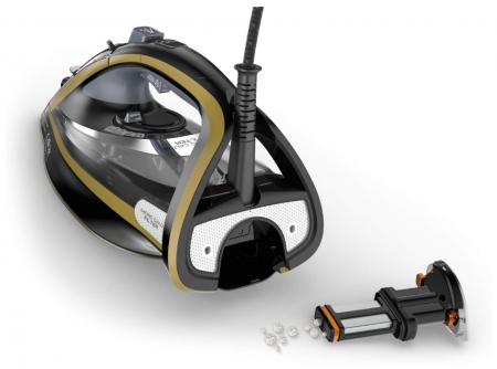 Fier de călcat cu abur Calor, până la 260 g/min aburi, FV9839C0, 350 ml, negru/auriu [6]