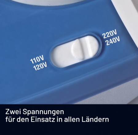 Fier de călcat cu abur Imetec Nuvola, placă de oțel inoxidabil 1000 W, de călătorie [2]