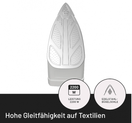 Fier de călcat cu abur Imetec Zerocalc Z1 2500, Tehnologie anticalcar 2200 W [2]