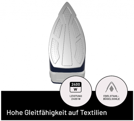 Fier de calcat cu abur Imetec Zerocalc Z3 3500, Tehnologie anticalcar, 2400 W [2]