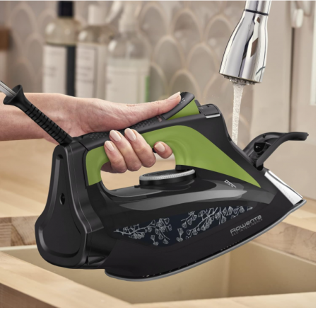 Fier de călcat cu abur Rowenta DW6330D1 Eco Intelligence, 2500 W, 1 litru, negru/verde [8]