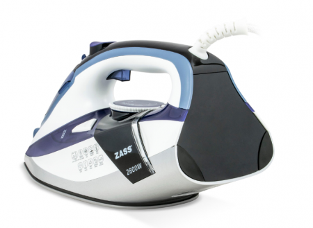Fier de calcat cu abur Zass A 22, 2800W, Jet de abur 180 g/min, talpa ceramica, rezervor apa 450 ml [3]