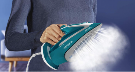 Fier de calcat cu aburi Calor Easygliss Plus FV5719C0, 2500 W, albastru [7]