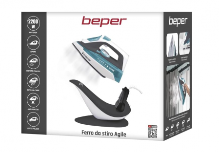 Fier de călcat cu aburi fără fir BEPER 50.161, funcție de autocurățare, anticalcar, antipicurare [3]