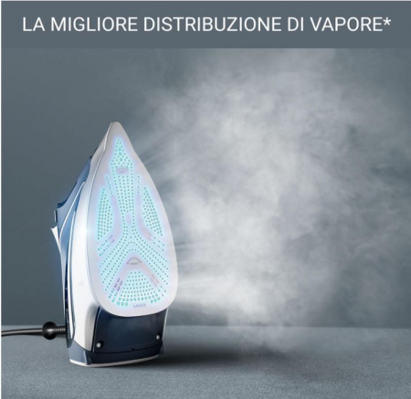 Fier de calcat cu aburi Rowenta DW8215D1 PRO, 2800W, 45g/min, albastru [6]