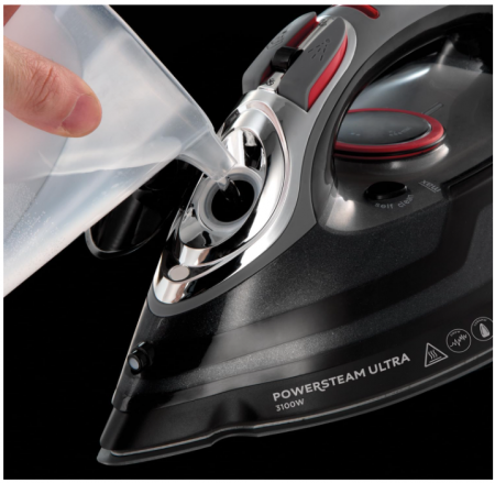 Fier de călcat cu aburi Russell Hobbs, 20630-56, priza UK, 45 g de abur continuu, 3100 W [7]