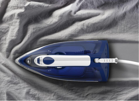 Fier de calcat cu aburi Tefal FV2838 Express, 2400 W, 180 g/min, albastru [8]