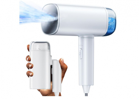 TOATE PRODUSELE - Fier de călcat vertical cu aburi Mioduro, pliabil, 30 g/min, 2000 W, alb