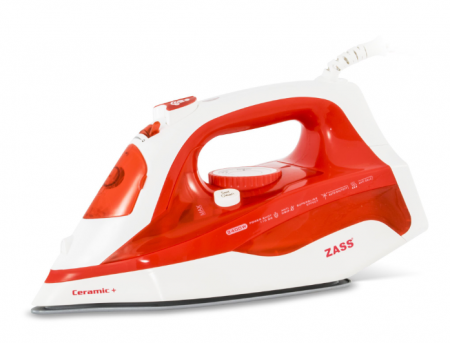 Produse RESIGILATE Zass, Sero si Trisa - Fier de calcat Zass A 13, 2400W, talpa ceramica, calcare verticala, Jet 140g/min