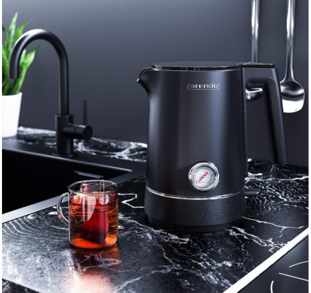 Fierbător Arendo din oțel inoxidabil cu afișare a temperaturii, 1.5 L, filtru de calcar [5]
