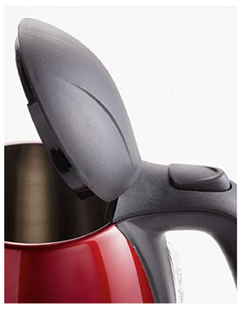 Fierbător Brandt BO1200ER, oțel inoxidabil, 2200W, roșu [1]