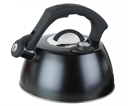 Bucatarie & Servire - Fierbător cu fluier, oțel inoxidabil 2,5 L, potrivit pentru toate tipurile de plite/aragaz, inclusiv cu inducție