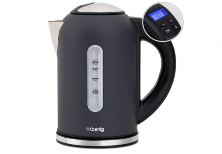 Fierbător de apa H.Koenig BOE52 cu temperatură reglabilă/ 1.7l/ 40-100°C/ 2200W [0]