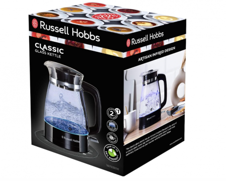 Fierbător de sticlă Russell Hobbs, 1.7 L, 2400 W, 26080-70 [5]