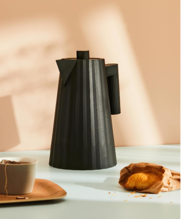 Fierbător electric Alessi Plissè MDL06 B/UK, 1.7L, negru [2]