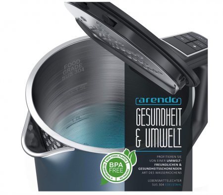 Fierbator Electric Arendo Bronzo, 40-100 grade, 1.5L, 220W [3]