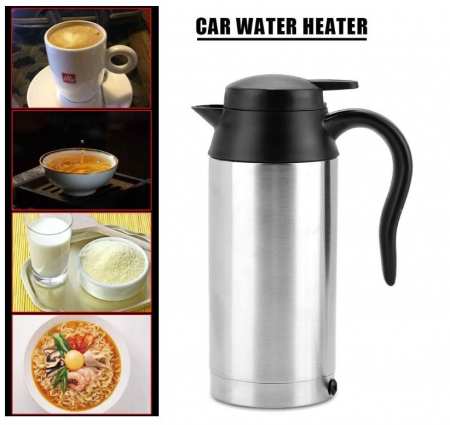 Fierbator electric auto Nikou, 24V, 750ml, inox, priza pentru masina [5]