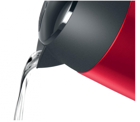 Fierbător electric Bosch DesignLine TWK3P424 1.7 L, 2400 W, roșu [9]