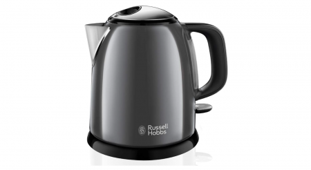 TOATE PRODUSELE - Fierbător electric compact Russell Hobbs, 1L, 2400W, filtru de calcar detașabil și lavabil, oțel inoxidabil, 24993-70