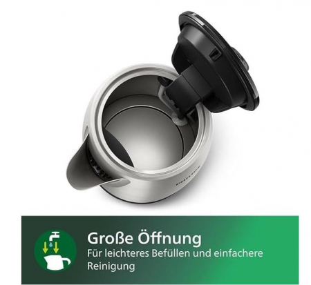Fierbator electric Philips HD9350/90, 2200W, 1.7L, otel inoxidabil [9]