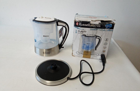Fierbător electric Russell Hobbs 22851 Brita, 1L, 3000W, transparent [1]