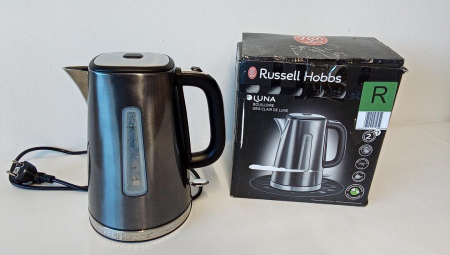 Fierbător electric Russell Hobbs din oțel inoxidabil, gri, 1.7 L, 2400 W, 23211-70 [1]
