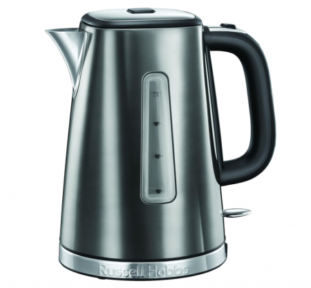 Bucatarie & Servire - Fierbător electric Russell Hobbs din oțel inoxidabil, gri, 1.7 L, 2400 W, 23211-70