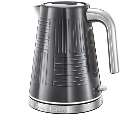 Electrocasnice pentru Bucatarie - Fierbator electric Russell Hobbs Geo 25240-70, 1.7 L, 2400 W, otel inoxidabil