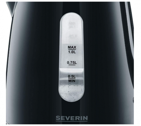 Fierbător electric SEVERIN WK 3410 2200 W, 1 litru, ceainic negru [1]