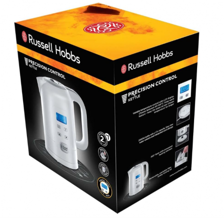 Fierbător Russell Hobbs cu setare digitală a temperaturii, 25-100°C, afișaj LCD, 1.7L, 2200W, 21150-70 [11]