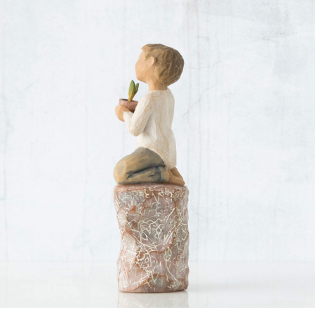 Figura sculptată pictată manual, Willow Tree [1]