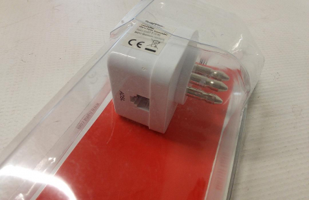 Filtru ADSL HAMA Mufă cu trei poli/priză cu trei poli, mufă 6P 4C, alb [1]